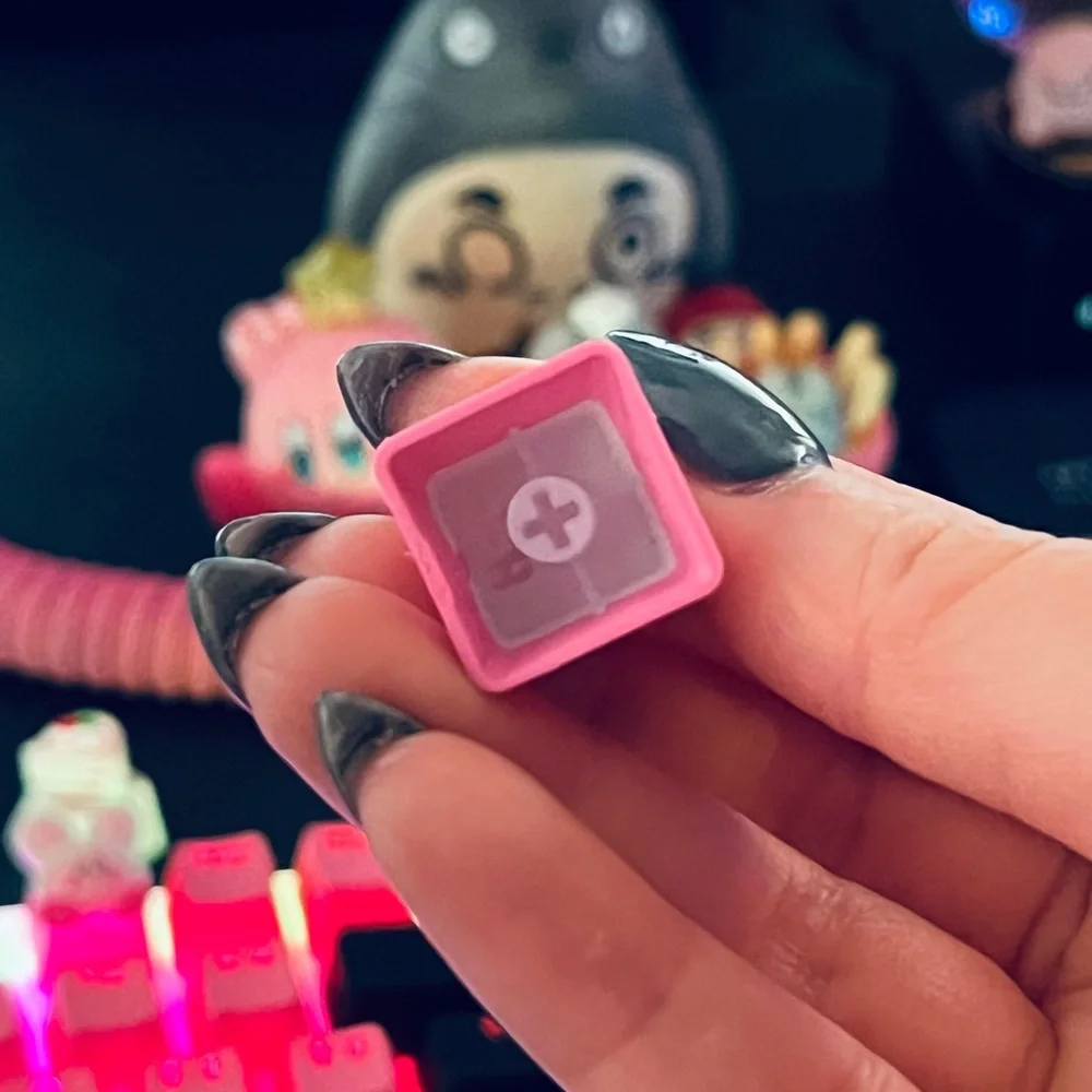 Cute Pink Artisan Anime Keycap for OEM switches